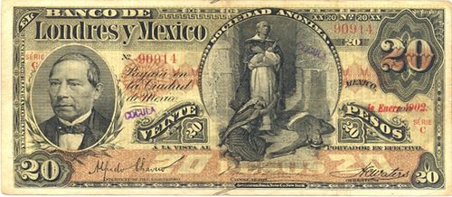 Londres y Mexico 20 C 90914