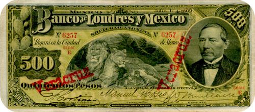 Londres y Mexico 500 E 6257