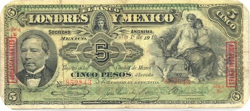 Londres y Mexico 5 E 852843