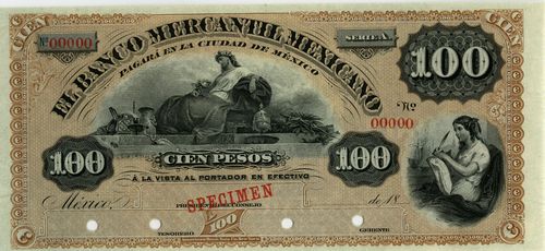 Mercantil Mexicano 100 A 00000