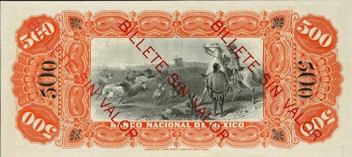 Banco Nacional 500 41717 reverse