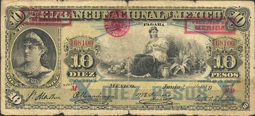 Banco Nacional 10 M N9 168100