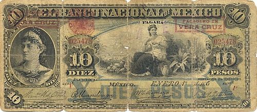 Banco Nacional 10 P P 025478