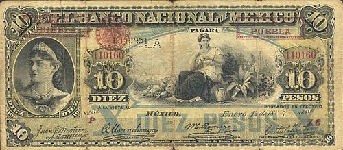 Banco Nacional 10 P Z6 110160