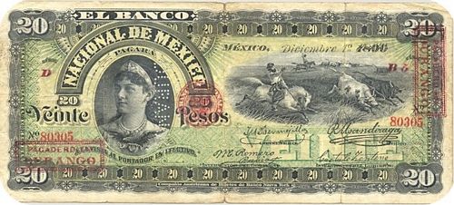 Banco Nacional 20 D B5 05305