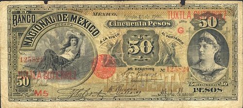 Banco Naconal 50 M5 G 125824