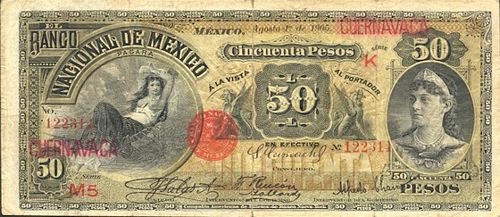 Banco Naconal 50 M5 K 122314