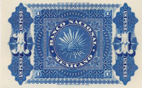 Nacional Mexicano 1 reverse