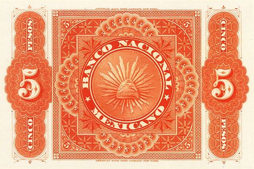 Nacional Mexicano 5 reverse