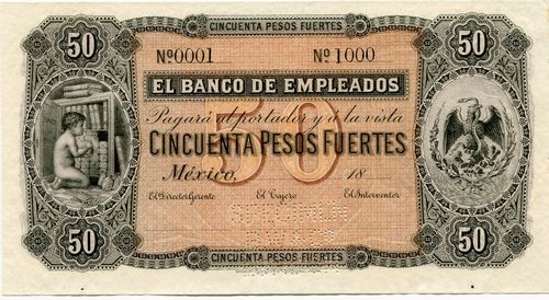 Banco de Empleados 50 specimen