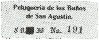 Banos de San Agustin 30c