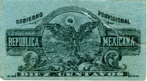 Gobierno Provisional 10c 1 reverse