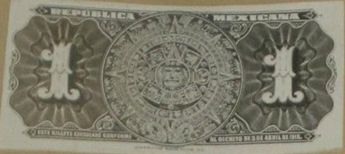 Republica Mexicana 1 A reverse