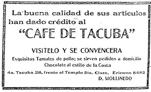 cafe de Tacuba