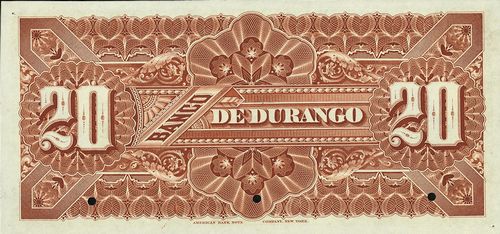 Durango 20 A 0000 reverse