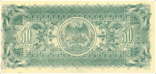 Estado Durango 50c D 43383 reverse