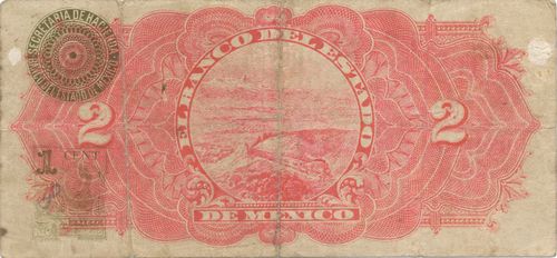 Estado de Mexico 2 PQ 149392 reverse