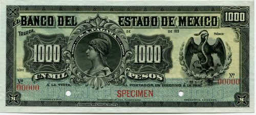 Estado de Mexico 1000 00000