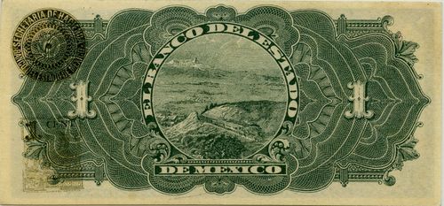 Estado de Mexico 1 EF 148585 reverse