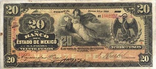 Estado de Mexico 20 B 19822