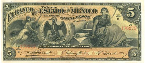 Mexico 5 B 154708