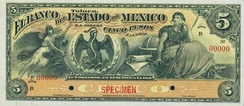 Estado de Mexico 5 B 00000 Cajero