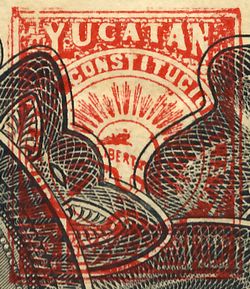 Veracruz Yucatan stamp 1