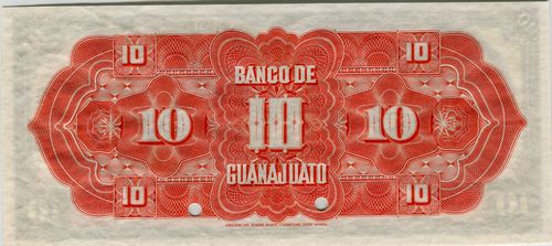 Guanajuato 10 E 00000 reverse