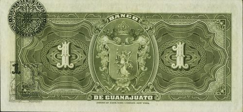 Guanajuato 1 B 28508 reverse
