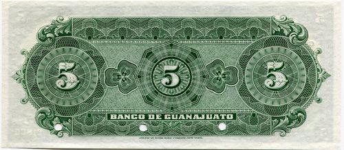 Guanajuato 5 C 00000 reverse