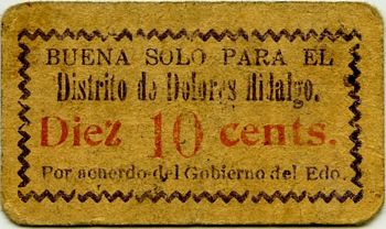 Dolores Hidalgo 10c A 4650