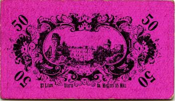 Iturbide 50c reverse
