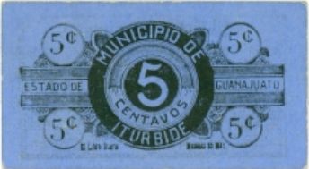 Iturbide 5c 1 reverse