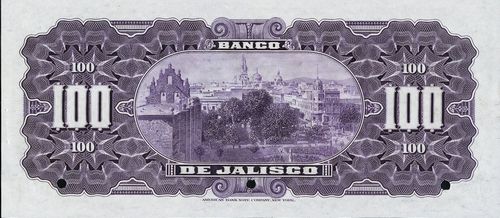 Jalisco 100 00000 reverse