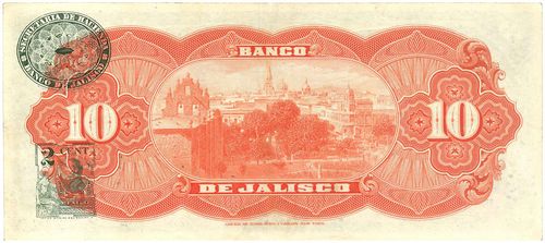 Jalisco 10 A 15723 reverse