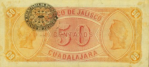 Jalisco BW 50c 26485 reverse