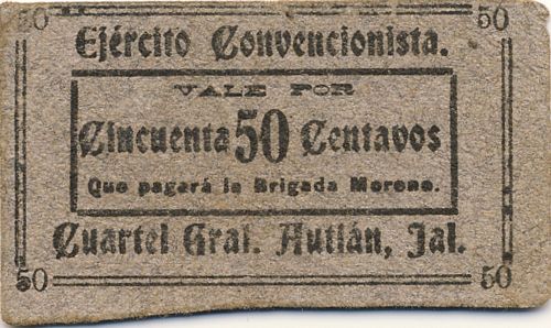 Ejercito Convencionista 50c italic