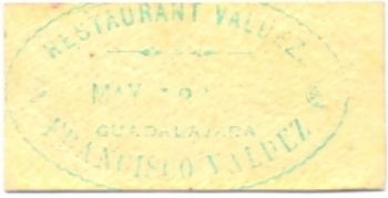 Valdez 10c reverse