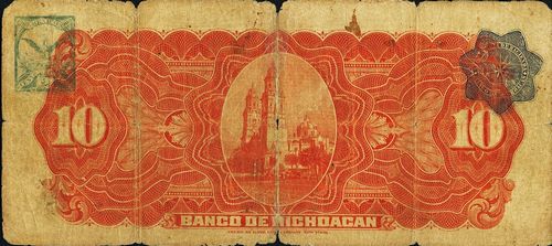 Michoacan 10 A 03154 reverse