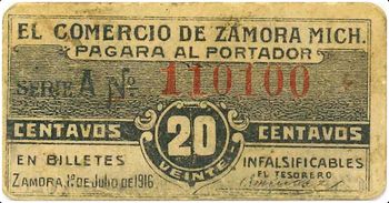 Comercio Zamora 20c 110100 