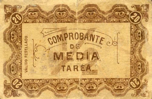 Compañía Agrícola Franco Mexicana ½ reverse
