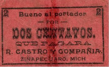La Brisa Veracruzana 2c reverse