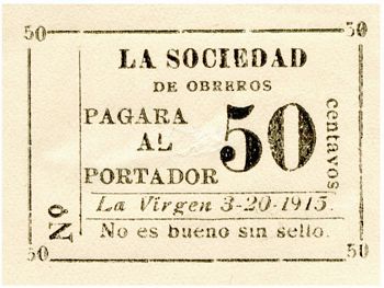 La Virgen 50c 3 blank