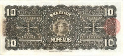 Morelos 10 A 25479 reverse