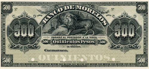 Morelos 500 specimen