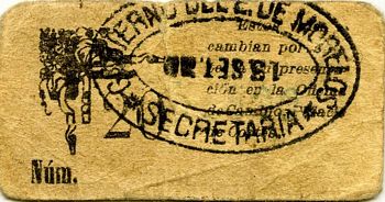 Cuernavaca 20c reverse