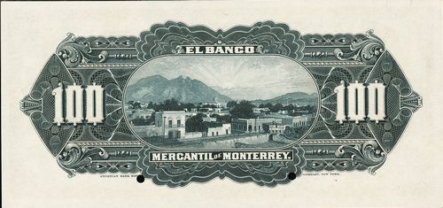 Mercantil Monterrey 100 W 00000 reverse