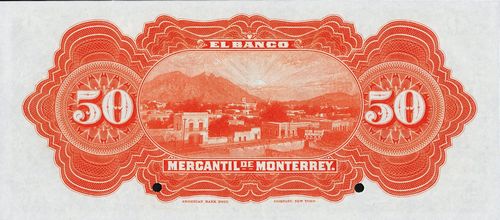Mercantil Monterrey 50 S 00000 reverse