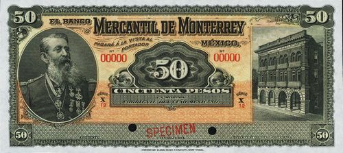 Mercantil de Monterrey 50 X 00000