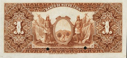 Nuevo Leon 1 specimen reverse